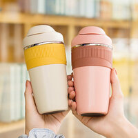 316 Thép Không Gỉ Thermos Mug 340/450ML Tùy Chọn Chân Không Cách Nhiệt Flask Thời Gian Dài Ấm Áp Và Bảo Quản Lạnh Cà Phê Rơm Ly Di Rò Rỉ Uống Thẳng Máy Ép Trái Cây Trà Sữa Chai Với Xử Lý Thể Thao Nước Nhà Chứa Văn Phòng Ký Túc Xá trường Sử Dụng