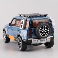 3174 Người Khen ngợi Land Rover Defender Xe địa hình Mô hình Đèn âm thanh quán tính cho trẻ em Cửa bốn mở Đồ chơi lớn Ô tô Bé trai Xe chống sốc PZ328