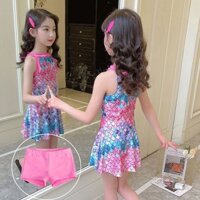 3.18 Đồ bơi trẻ em Váy bé gái xẻ công chúa bé Nàng tiên cá Đồ bơi dễ thương dành cho trẻ em Trung lớn Đồ bơi học sinh, váy kiểu dáng xẻ thân công chúa bé merma