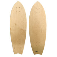 32 * 10INCH SURF SKATE DECK DIY MAPLES DECK SKATEBOARD DECK Maple Ván lướt sóng hình cá Longboard Double Rocked SKATEBOARD Bảng cá lớn Bề mặt bo mạch điện