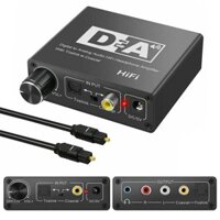 32-192khz Hifi DAC Amp Kỹ Thuật Số Sang Analog Bộ Chuyển Đổi Âm Thanh RCA Jack 3.5 Mm Bộ Khuếch Đại Tai Nghe Toslink Quang Đồng Trục Đầu Ra DAC