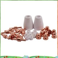 32 Chiếc Cho PT 31-40 40a Kích Thước Tiêu Chuẩn Cắt Plasma Đèn Pin Vật Tư Tiêu Thụ Mở Rộng Đầu Vòi Phun Điện Cực uejfrdkuwg
