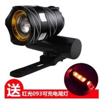 3.2.000 Người Khen ngợi Đèn Xe Đạp Đèn Pha Đi Đêm T6 Ánh Sáng Mạnh Có Thể Điều Chỉnh Tập Trung Sạc USB Chống Nước Đèn Pin Xe Đạp Leo Núi Phụ Kiện Đa Năng