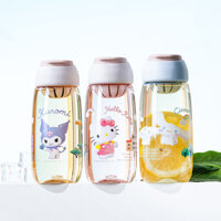 3232 Bộ Sưu Tập Người HelloKitty Cốc Nhựa Tiện Dụng Chất Liệu Thể Thao Sinh Viên Trà Làm Nam Nữ Cốc Nước Di Động Giá Trị Cao Phong Cách Mới100311