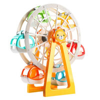 32.5cm Bánh Xe Ferris Hạt Lớn Lắp Ráp Khối Xây Dựng Mô Hình Đồ Chơi Trẻ Em Xoay Con lắc Cối Xay Gió