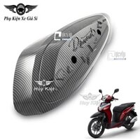 (3265) - Ốp Pô Xe Honda SH Mode 2020 - 2024 Mẫu Carbon Đẳng