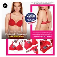 [32A/A70 - 34] Áo Lót Sexy Tee Push-up Bra (Tee Lipstick - Nâng ngực) - Hàng Chính Hãng từ Mỹ