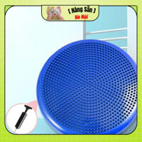 32cm Đệm tập YOGA thăng bằng bơm hơi chất liệu có gai, Bóng dẹt tập vận động CoinisiCoo