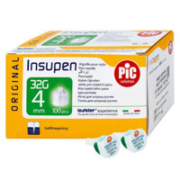 [32G 4mm] Đầu Kim Tiểu Đường PIC Insupen Original Để Gắn Vào Bút Tiêm Insulin Hộp 100 Cái
