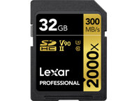 32GB Professional 2000X SDXC UHS-II Gold Series