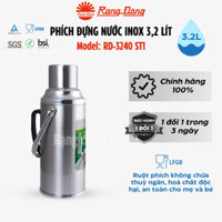 [3.2Lít] Bình thuỷ Rạng Đông Inox RD-3240 ST1 3L2 phích đựng nước nóng