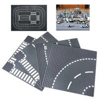 32x32 32Dots Cổ Điển Khối Xây Dựng Tấm Đế Thành Phố Quan Sát Đường Bộ Nhân Vật Đồ Chơi Xây Dựng Gạch Chấm Đế Nhựa