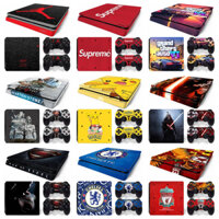 33 Màu Sắc PS4 Slim Console Skin Set Vinyl Decal Miếng Dán Cho Playstation 4 Slim Console Dualshock 2 Bộ Điều Khiển