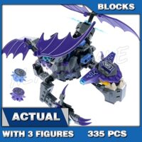 335 chiếc Nexo Knights The Heligoyle Beast Monster cánh xoắn kép 10702 đồ chơi lắp ráp khối gạch tương thích với mô hình Brick 70353.