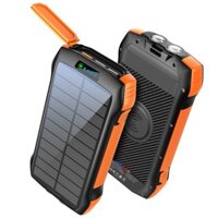 33500mah Năng Lượng Mặt Trời Sạc Điện Thoại Di Động Powerbank Cho iPhone Sạc Không Dây PD 20W Pin Ngoài Sạc Nhanh
