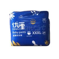34 cái Tã quần size XXXL cho bé trên 17kg