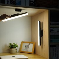 [343] Đèn led 2in1 treo tường tích điện, đèn học, làm việc, live stream hỗ trợ ánh sáng chụp  ảnh