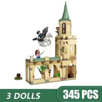 345 Chiếc Khối Xây Dựng Tương Thích Lego Harry Potter Hogwarts Sân Sirius Cứu Hộ Lâu Đài Đồ Chơi Cho Bé Trai Bé Gái Bộ Trẻ Em