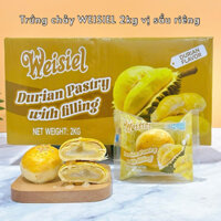 (35-36 chiếc) Bánh trứng chảy WEISIEL 2kg / Bánh trứng nhân tan chảy / Vị Sầu Riêng, Bơ, Phomai, Khoai Môn