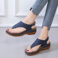 35-43 Dép Size Lớn Nữ Dép La Mã 41 Phong Cách Cổ Tích Cao Gót Nêm Gót Đế Dày Giày Nữ 35-43 Dép Size Lớn Nữ Dép La Mã Dép 41 Phong Cách Cổ Tích Cao Gót Nêm Gót Đế Dày Plat