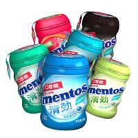 35 Miếng Kẹo Cao Su Không Đường Mentos Tươi Mát 56g Kẹo Thanh Mát Hơi Thở Mát Mẻ