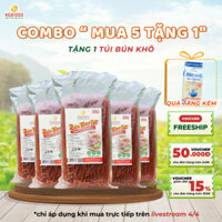 [350gr] Combo 5 Bún Gạo Lứt Ăn Kiêng + Bún khô