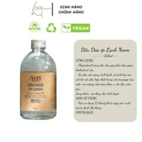 350ml - 100ml Dầu Dừa ép lạnh dùng massage, nấu ăn, dưỡng da chai Thuỷ Tinh Noom mesua