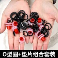 3510 Người Khen ngợi Phụ Kiện Vòi 4 Điểm Đa Năng Thép Không Gỉ Chống Rò Rỉ 6 Điểm Phòng Tắm Dày Hỗn Hợp Hình Chữ o Nhà Bếp Vòng Cao Su Tròn Hỗn Hợp Gói