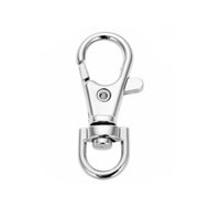 3.5cm / 1.4inch  50 móc tôm hùm / túi Khóa móc xoay / Trễ gắn