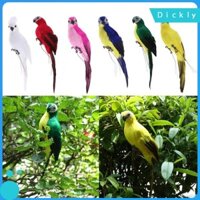 35cm Chim Trang Trí Hình Vẹt Đồ Chơi Mô Hình Tượng Động Vật Bãi Cỏ Điêu Khắc