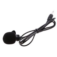 3.5mm Mono3Pin4Pin XLR Jack Tie Clip-on Lavalier Lapel Undirectional Wired Microphone - 3.5mm Straight Angle