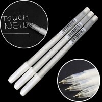 3/5PCS 0.8MM Graphic Stationery Drawing Supplies Artist Sketch Pens White Marker Fine Tip Photo Album Pen