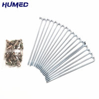 36 cái / lốc Đường kính địa hình 4.0mm Xe máy 45#Steel Nan hoa xe đạp điện dài 60-190mm nan hoa và núm vú