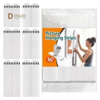 36 Cặp (72 Món) Khung Ảnh Dán Đặc Biệt Để Treo Tường Mà Không Đục Lỗ Và Miếng Dán Ma Thuật Hai Mặt Bền Dễ Sử Dụng