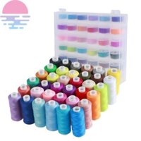 36 Chiếc Chỉ May Bộ 36 Màu 400 Yard Sợi Polyester Ống Chỉ Bộ Với Bobbins Nhiều Màu Chỉ May Ống Chỉ Để May SHOPSKC2646