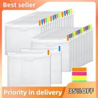 36 Chiếc Sổ Lưu Trữ Giấy Bằng Nhựa Có Khóa Thiết Kế, Với 100 Chiếc Tab Chỉ Số Dính Nhiều Màu Để Cầm Giấy 12X12Inch