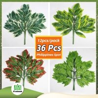 36 Miếng Nhân Tạo Lá Xoài Nhựa Hoa Cưới Làm Vườn DIY Trang Trí, Vật Dụng Trang Trí Ngày Lễ