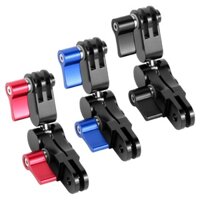 360° Cánh Tay Magic Tay Nối Dài Adapter Xoay Khớp Mũ Bảo Hiểm Chân Máy Gắn CNC Cho Gopro13 12 Cho DJI Osmo Camera Hành Động