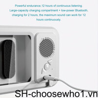 360° Đế loa chống nước cho điện thoại tắm Hệ thống âm nhạc Bluetooth treo tường liền mạch Xoay màu trắng