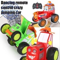 360° Điều Khiển Từ Xa Xe Điên Nhảy Đồ Chơi Ô Tô Không Dây Xoay Đóng Thế Nhảy Múa Xe Có Đèn Led H9y4