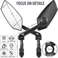 360 độ xoay xe đạp gương chiếu hậu xe máy pin xe ô tô gương kính HD gương RSP0