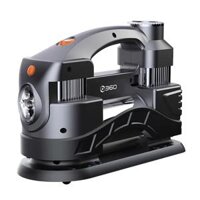 360 Máy Bơm Không Khí Xi Lanh Đôi Máy Bơm Không Khí Ô Tô Ô Tô Di Động Đa Chức Năng Cao Cấp Lốp Xe Ô Tô bơm ô tô michelin bơm steelmate