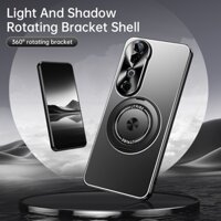 360° Nam Châm Vòng Chân Đế Ốp Lưng Cho vivo V40 S19 Pro Vỏ Cảm Giác Da Vỏ Cứng Bảo Vệ Giá Đỡ Chống Rơi Vỏ Điện Thoại Cho vivo S19