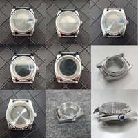 36mm Oyster Perpetual Vỏ đồng hồ bằng thép không gỉ trong suốt / dày dặn Bộ vỏ đồng hồ thủy tinh Sapphire cho chuyển động đồng hồ NH35 / NH36 / 4R