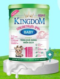 (374) KINGDOM COLOSTRUM baby goat số1+ 900g (0-12m) - Lon