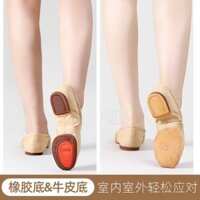 3748 Người Bộ Sưu Tập Ren-Free Camel Dance Dây Giày Gót Nữ Trưởng Thành Giáo Viên Đế Mềm Tập Thể Dục Cơ Thể Giày Ngoài Trời Mặc Nhảy Múa Cổ Điển 2.184