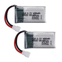 3.7V 450mah 802035 Pin Lipo Cho H107 H31 KY101 E33C E33 U816A V252 H6C 25C RC Drone Pin Phụ Tùng 3.7 volt Màu sắc 2 Pin