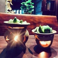 38 - Lư xông trầm bằng đất nung - gốm Bàu Trúc
