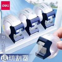 3.8000 Người Deli Trong Suốt Nhỏ Băng Kích Thước Nhỏ Học Sinh Sử Dụng Cắt Văn Phòng Phẩm Băng Keo Trong Suốt Văn Phòng Phẩm Keo Keo Một Mặt 2.23