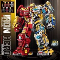 3875 Bộ sưu tập người Tương thích Lego Iron Man Khối xây dựng bọc thép chống con người Giáo dục trẻ em 6-12 tuổi Đồ chơi mô hình lắp ráp cứng 2.2525
